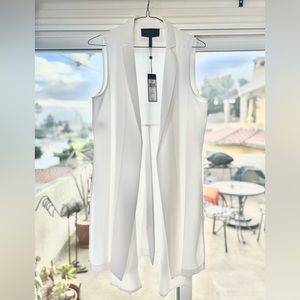 NWT BCBGMaxAzria Tasha Sleeveless Long Vest Sz L